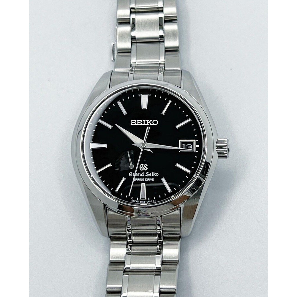 41mm 2018 Grand Seiko SBGA003 Spring Drive Black Dial E S Watches